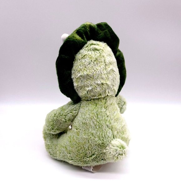 Best Made Toys Triceritops Plush Dinosaur 11" Clean Sanitized Green Eyes Collect - Picture 5 of 9